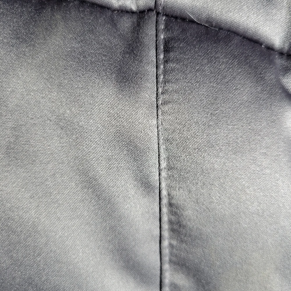 ELIE Tahari down puffer funnel neck coat parka jacket gray XS small - Picture 4 of 16